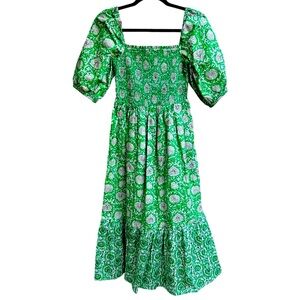 HOUSE of HARLOW 1960 | Smocked Puff Sleeve Peasant